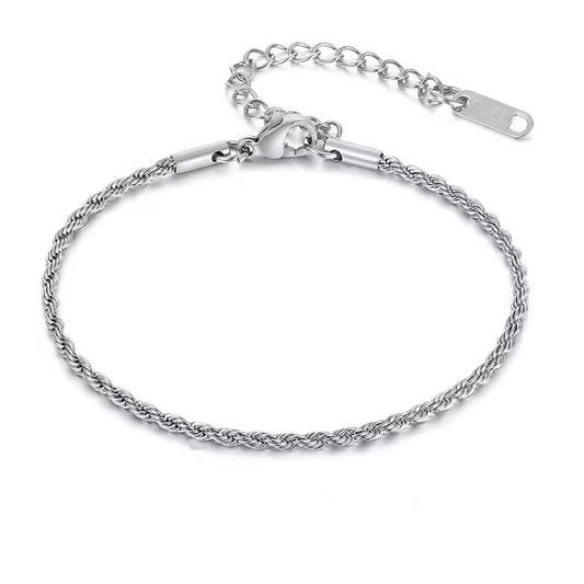 Silber Rope Armband