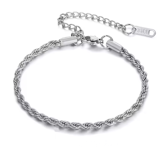 Silber Rope Armband