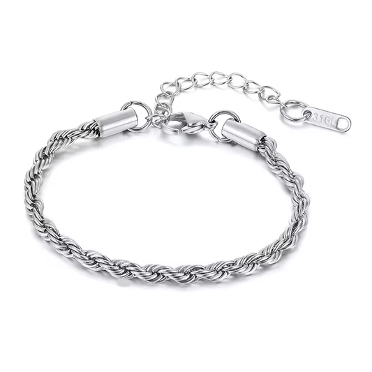 Silber Rope Armband