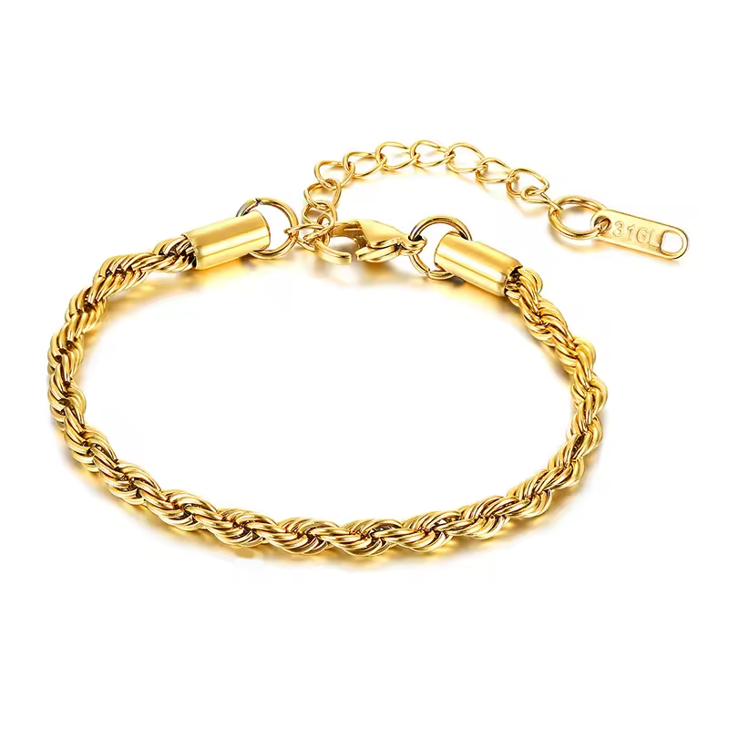 Gold Rope Armband