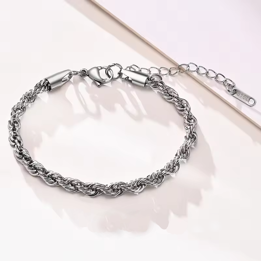 Silber Rope Armband