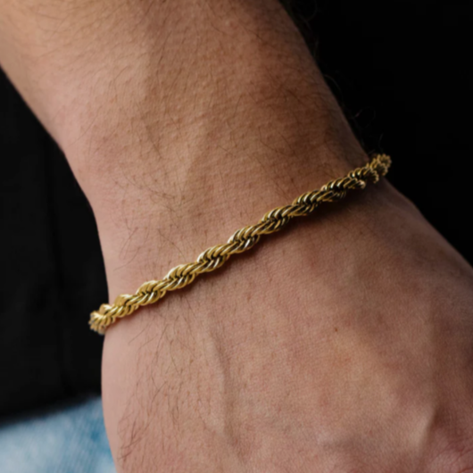 Gold Rope Armband