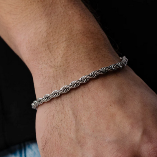 Silber Rope Armband